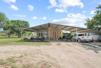 View of car parking with a carport