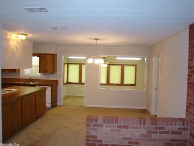 Breakfast area and view of possible dining/sun rm
