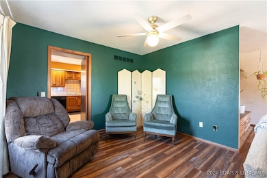 Sitting area in living room