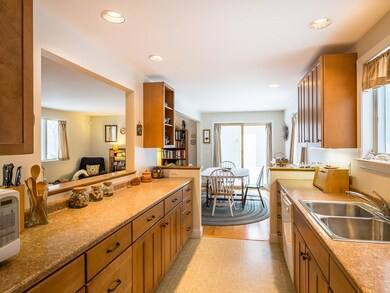 Kitchen with Wilsonart counter tops...