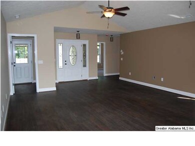 Living room looking toward foyer
