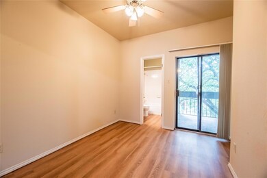 Unfurnished room featuring light wood finished floors and ceiling fan