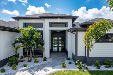 View of exterior entry with french doors