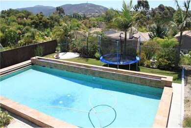 Backyard with amazing pool