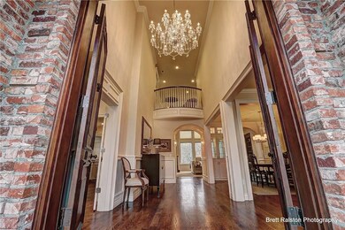 Grand Foyer View through Antique Doors.