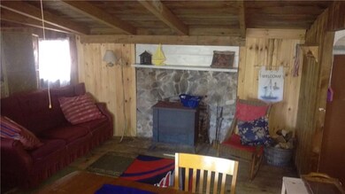 Combination living and dining area