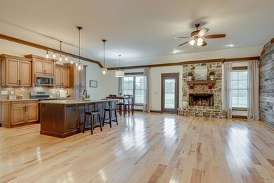 Appealing wood floors in main living areas 