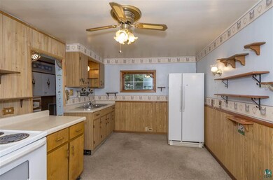 Off of back entry mud room. Lots of storage in pan