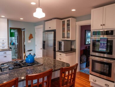 kitchen with double wall ovens