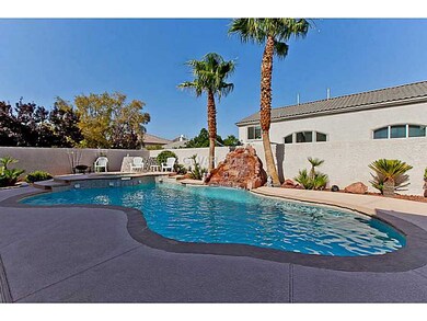 Property Photo. Beautiful pool & spa with waterfal