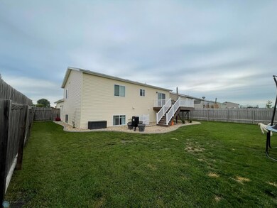 Large fenced in yard