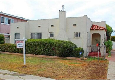 Front house. Large yard in front with a good size 