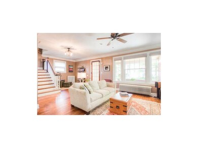 Living Room With Staircase