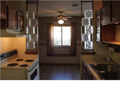 Kitchen to eating area.