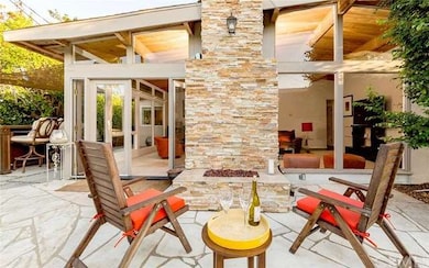 Inviting fire pit for outdoor enjoyment