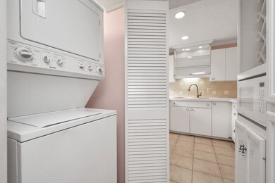 Just before the kitchen, you will notice the stack