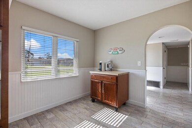 Dining area off of the kitchen