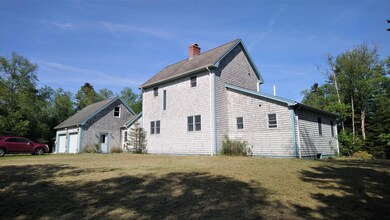 Non water side of house