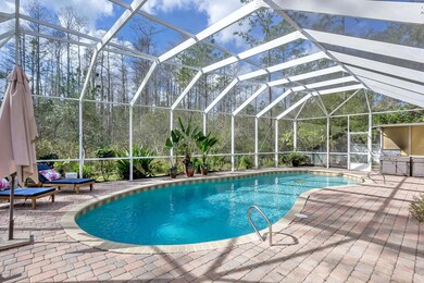 Sparkling Blue Screened Pool!