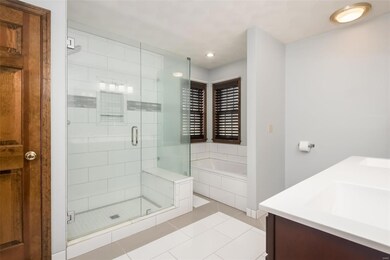Gleaming master bath