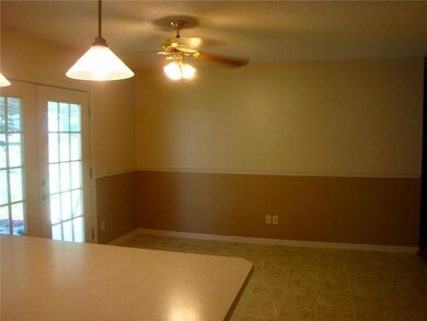 Spacious eating area.