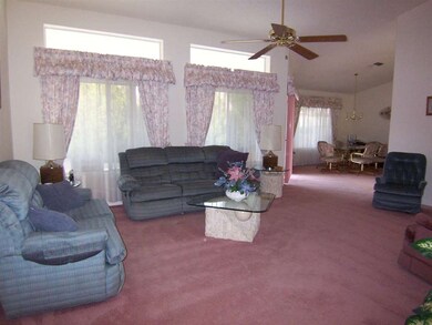 Spacious living room and dining room!