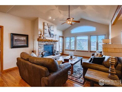 Vaulted ceilings in great room