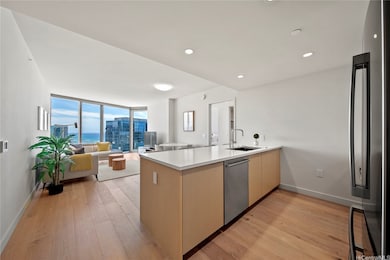 Modern contemporary kitchen w/Studio Becker cabinetry & stainless Bosch appliances