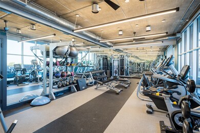 The building offers a state of the art fitness cen