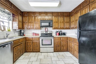 Updated appliances in the kitchen.  Look at all th