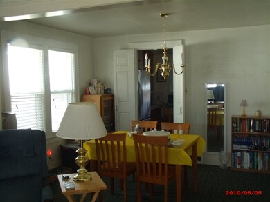 This home has a spacious living room and dining ro