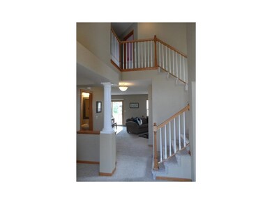 Foyer. Step into the foyer with a tiled floor and 