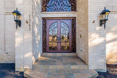 Beautiful wrought iron double doors