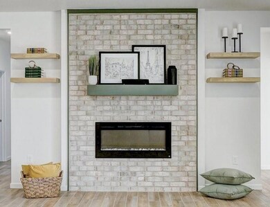 State of the art Fireplace with a variety of heat 