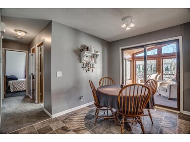 Fantastic dining space is open to the kitchen and 