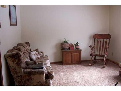 Living Room Neutral paint and carpet in cozy livin