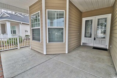 Double door entry with glass inserts