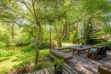 Back Deck overlooking pond