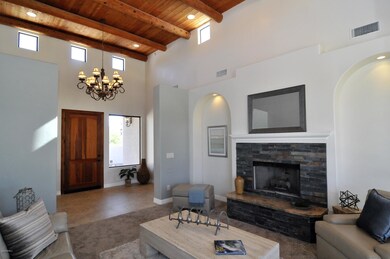 Formal Living Area with Fireplace