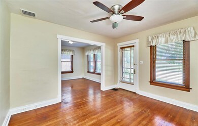 Living room, looking into dining room