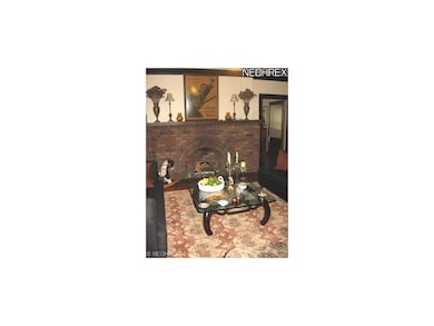 Gas-fired lit living room