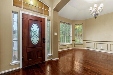 Entry area & dining room.