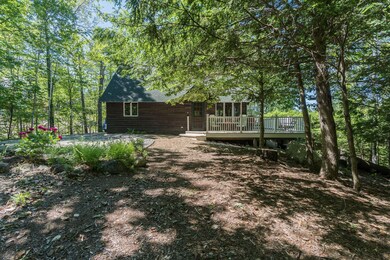 cottage and deck