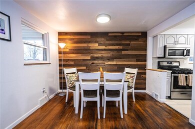 Dining room is open to kitchen for easy entertaini
