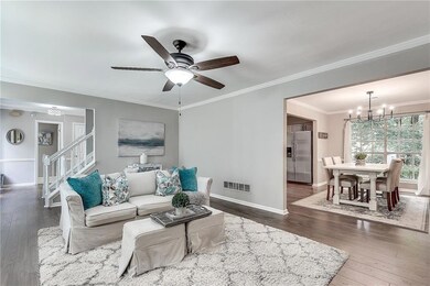 Second of two living spaces to relax or entertain friends and family