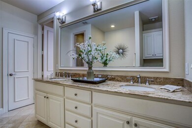 Master Bathroom with dual sinks