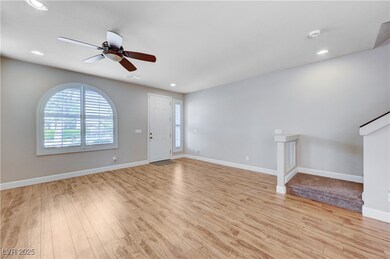 Living Room with Beautiful Laminate Flooring