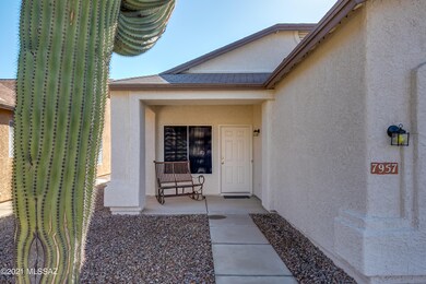Covered front entry