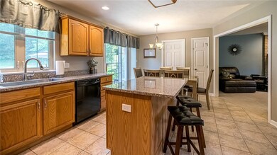 Start your day with a cup of coffee and relax while sitting at your large breakfast island.