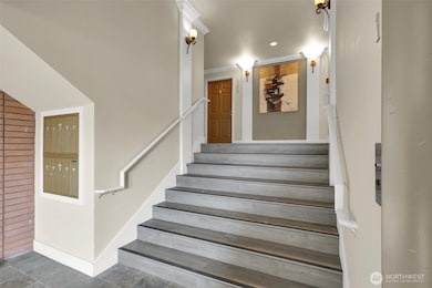 Complex entry. Unit front door is shown.